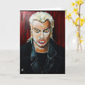 Die Vampirmalerei von Alfred Fox Karte (Gelbe Blume)