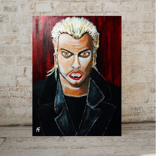 Die Vampirmalerei von Alfred Fox Leinwanddruck