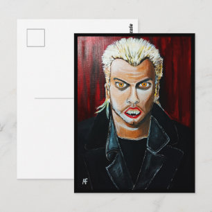 Die Vampirmalerei von Alfred Fox Postkarte