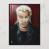 Die Vampirmalerei von Alfred Fox Postkarte (Vorderseite)