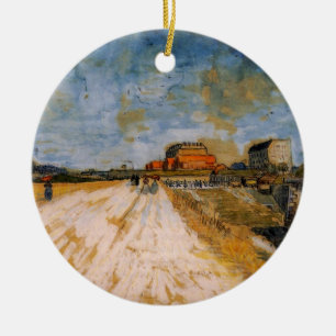 Die Van Gogh Road verläuft neben den Pariser Rampa Keramikornament