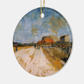 Die Van Gogh Road verläuft neben den Pariser Rampa Keramikornament (Links)