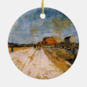 Die Van Gogh Road verläuft neben den Pariser Rampa Keramikornament (Hinten)