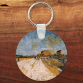 Die Van Gogh Road verläuft neben den Pariser Rampa Schlüsselanhänger (Vorderseite)