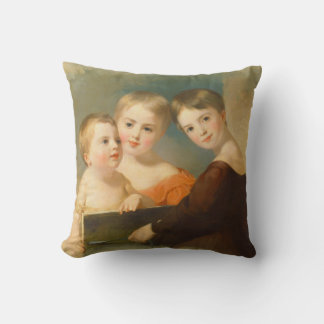 Die Vanderkemp-Kinder ~ Ölmalerei ~ 1832 Kissen