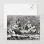 Die Vanguard unter Sir William Winter Postkarte (Vorne/Hinten)