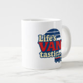 Die VANtastic Red Cream Blue Edition von Life Jumbo-Tasse (Vorderseite Rechts)