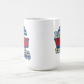 Die VANtastic Red Cream Blue Edition von Life Kaffeetasse (Mittel)