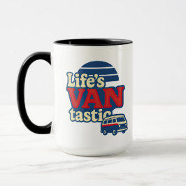 Die VANtastic Red Cream Blue Edition von Life Tasse