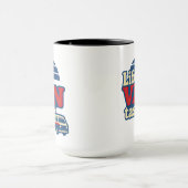Die VANtastic Red Cream Blue Edition von Life Tasse (Zentrum)