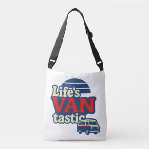 Die VANtastic Red Cream Blue Edition von Life Tragetaschen Mit Langen Trägern