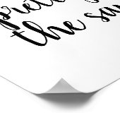 Die Vase der rosa Tulips ist Glückspilster Poster (Ecke)