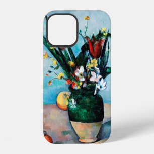 Die Vase mit Tulpen, Paul Cezanne iPhone 12 Hülle