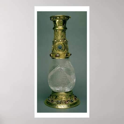 Die Vase von Alienor aus dem Schatzamt von Saint-D Poster (Vorne)