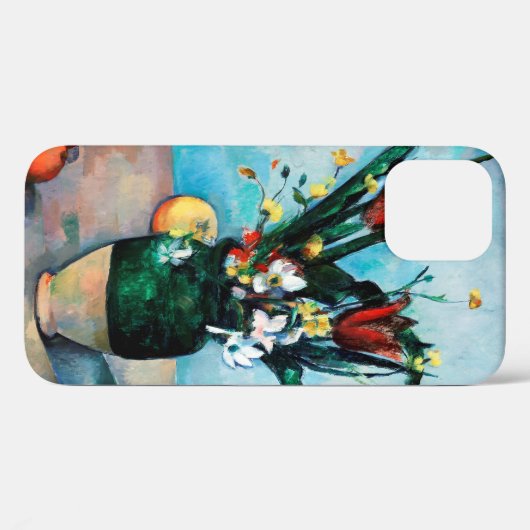 Die Vase von Tulips, Paul Cezanne Case-Mate iPhone Hülle (Rückseite (Horizontal))