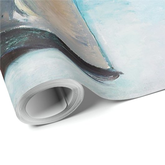 Die Vase von Tulips, Paul Cezanne Geschenkpapier (Rolleneckpunkt)