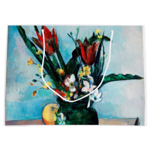 Die Vase von Tulips, Paul Cezanne Große Geschenktüte