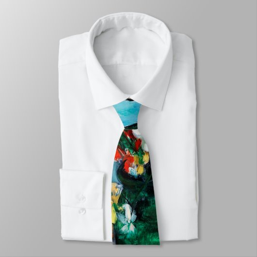 Die Vase von Tulips, Paul Cezanne Krawatte (Gebunden)