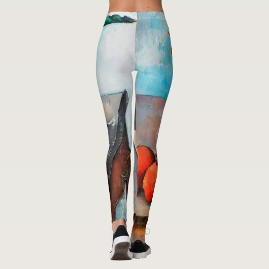 Die Vase von Tulips, Paul Cezanne Leggings (Rückseite)