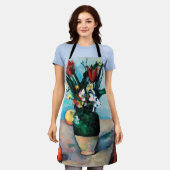 Die Vase von Tulips, Paul Cezanne Schürze (Getragen)