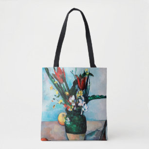 Die Vase von Tulips, Paul Cezanne Tasche
