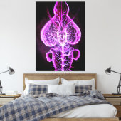 Die Vaskularisierung des Nervensystems in Roden Leinwanddruck (Insitu (Schlafzimmer))