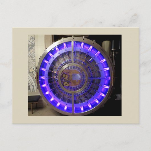 Die Vault-Tür Postkarte (Vorderseite)