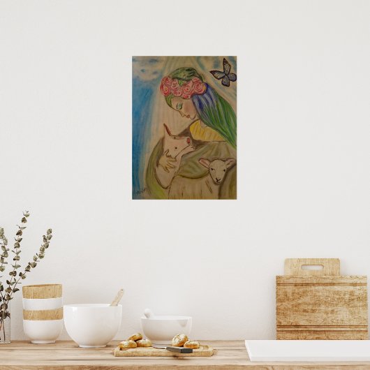 Die Vegane Mutter Poster (Küche)