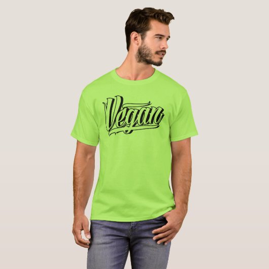 Die vegane T der Männer T-Shirt (Vorne ganz)