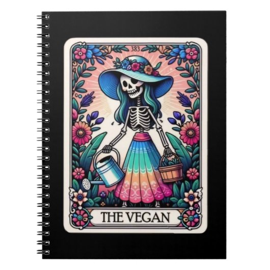 Die Vegane Tarot Card Notebook Collection Notizblock (Vorderseite)