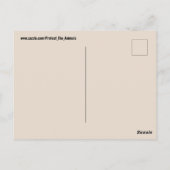 DIE VEGANEN POSTCARDS DES SCHWEINCHTS gerettet Postkarte (Rückseite)