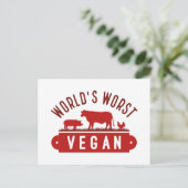 Die Vegansten der Welt Postkarte (Stehend Vorderseite)