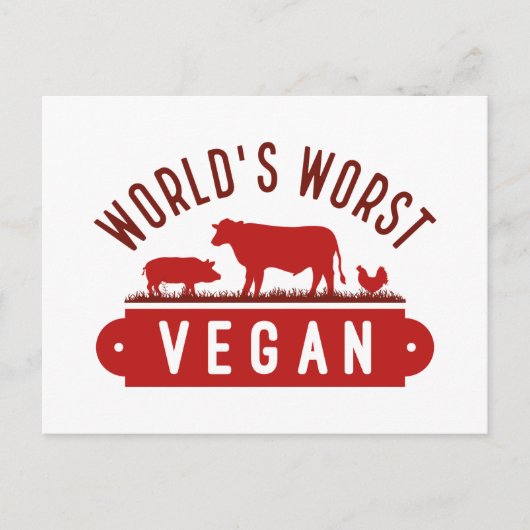 Die Vegansten der Welt Postkarte (Vorderseite)