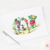 Die Vege-Männerräche 2 Ovaler Aufkleber (Umschlag)