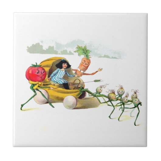 Die Vege-Männerräche Fliese (Vorderseite)