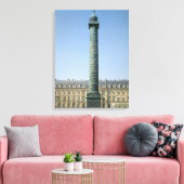 Die Vendomsäule mit bas-Relfs-Nickerchen Leinwanddruck (Insitu (Wohnzimmer))