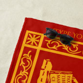 Die venezianische Flagge Strandtuch (Beispiel)