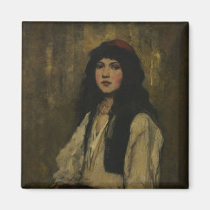 Die Venezianische Girl - Frank Duveneck Ölmalerei Magnet
