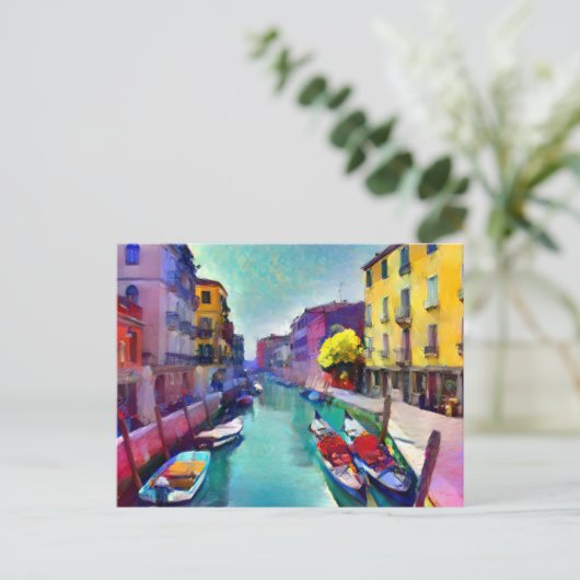 Die Venezianische Postkarte für die Canal-Malerei (Stehend Vorderseite)