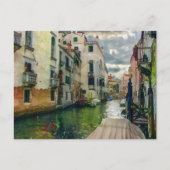 Die Venezianische Postkarte für die Canal-Malerei (Vorderseite)