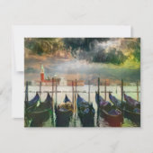 Die Venezianische Postkarte für die Canal-Malerei (Vorderseite)