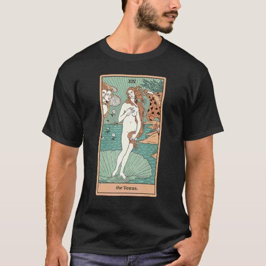 Die Venus Tarot Card Geburt der Venus Graphic T-Shirt (Vorderseite)