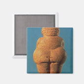 Die Venus von Willendorf Magnet (Vorderseite/Rückseite)
