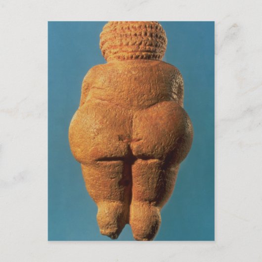 Die Venus von Willendorf Postkarte (Vorderseite)