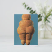 Die Venus von Willendorf Postkarte (Stehend Vorderseite)