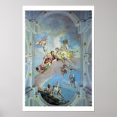 Die Venuspartierung von Adonis, 1707-08 (Fresko) Poster (Vorne)
