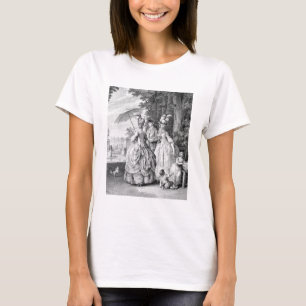 Die Verabredung an mergeligem, graviert durch Karl T-Shirt
