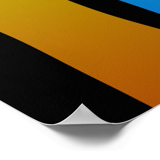 Die Veränderung | Friedenszeichen Poster (Ecke)