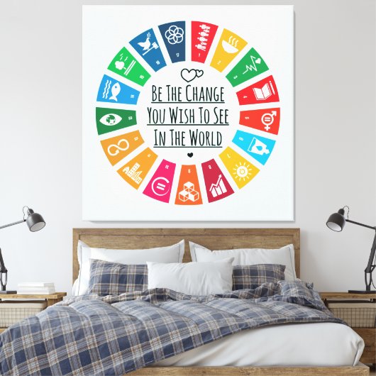 Die Veränderung Leinwanddruck (Insitu (Schlafzimmer))