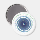 Die Veränderung Magnet (Vorderseite/Rückseite)